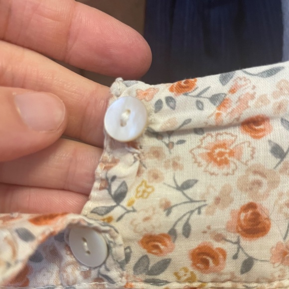 Oak Meadow Floral Tea Dress Small Mid Length - Picture 8 of 8